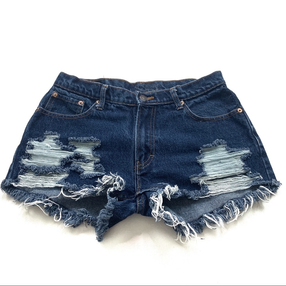 JORDACHE Cutoff Shorts Waist 31-32 Size 10-12 2RE